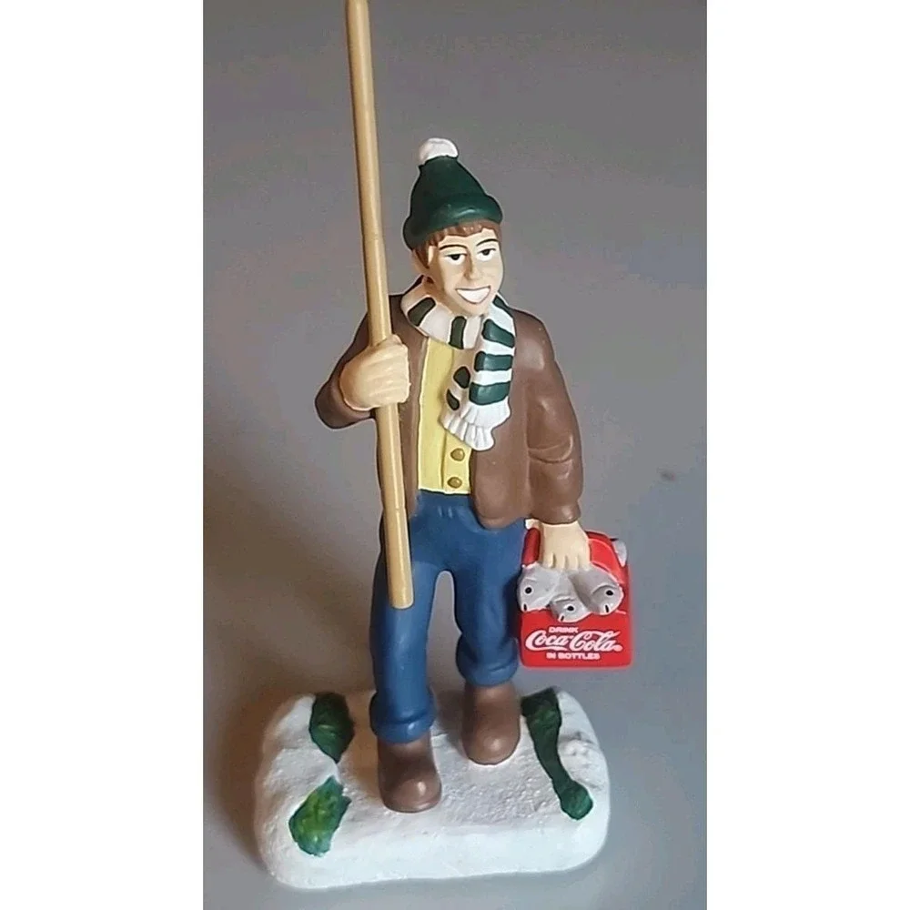 1999 Coca-Cola Town Square figure The Big Catch fish fisherman Coke Vintage